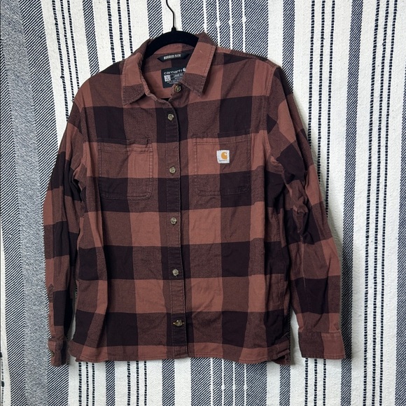 Carhartt Rugged Flex Plaid Button Up Shirt - Picture 2 of 4